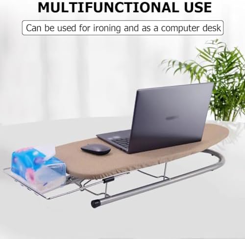 PA-DABAOO Tabletop Ironing Board with Heat Resistant Cover
