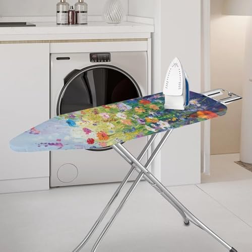 Wild Floral Art Ironing Board Cover Stain Resistant 15x54