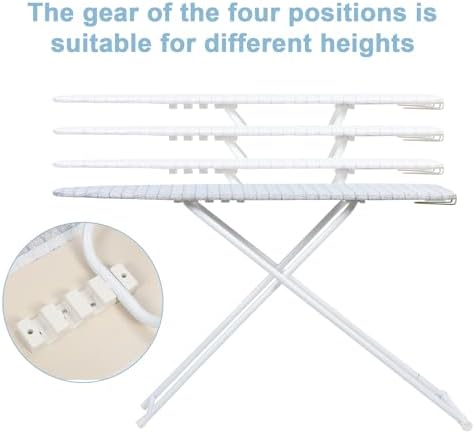Ironing Board with Adjustable Height and Folding Legs