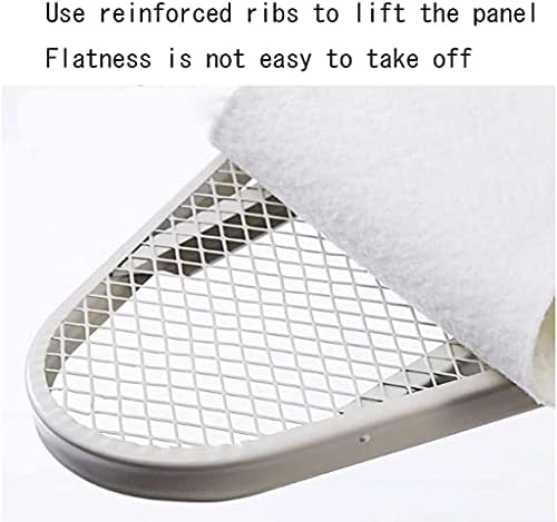 Large Vertical Ironing Board with Adjustable Height and Iron Bucket