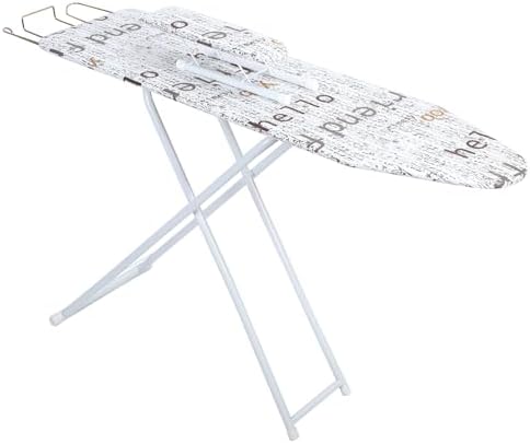 Foldable Ironing Board with Height Adjustment and Safety Rest