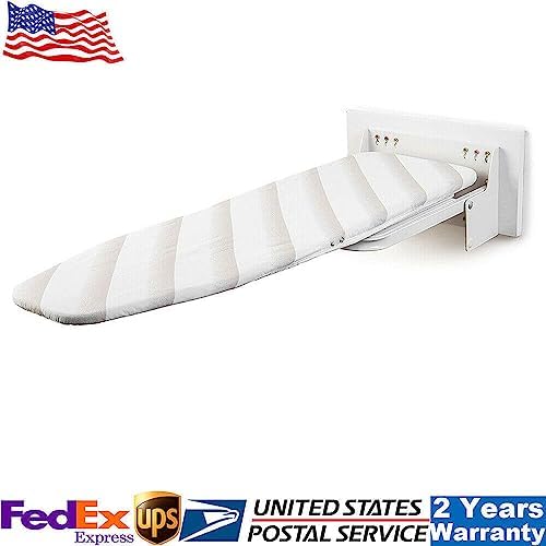 Foldable Wall-Mounted Ironing Board with 180 Rotation