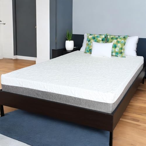 Travel Happy Graphite Gel Memory Foam Mattress Queen Size