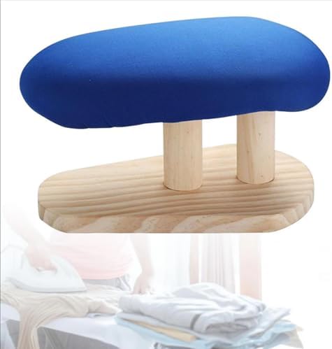Mini Wooden Ironing Board with Padded Sleeve for Small Table