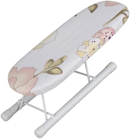 Folding Portable Ironing Board with Removable Washable Cover