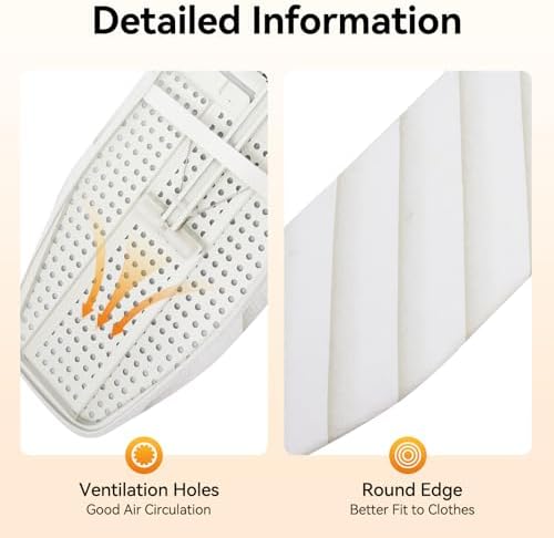 Wall Mounted Ironing Board with Heat Resistant Cover