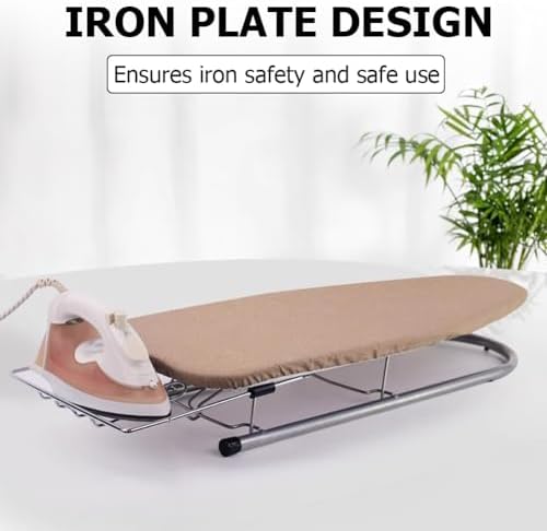 PA-DABAOO Tabletop Ironing Board with Heat Resistant Cover
