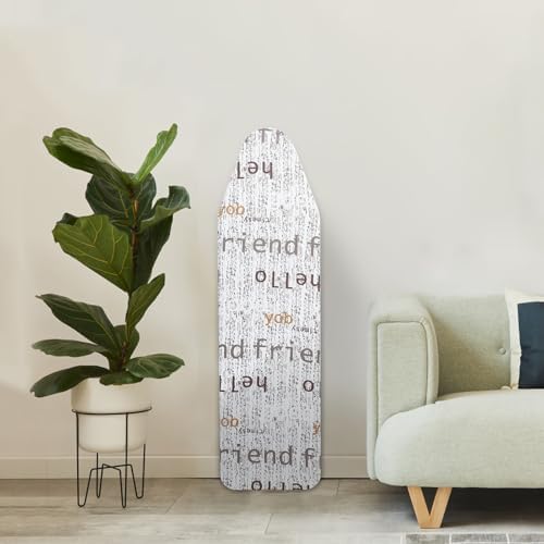 JENPECH Full Size Ironing Board with Height Adjustment and Iron Rest