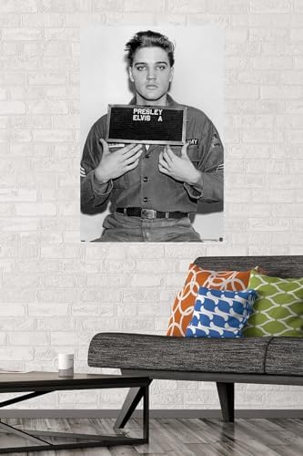Trends International Elvis Presley Army Enlisting Wall Poster 34x224