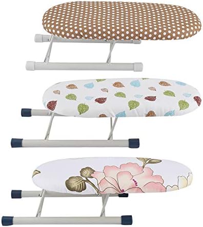 Mini Foldable Ironing Board with Cotton Cover for Sleeve Cuff and Collar