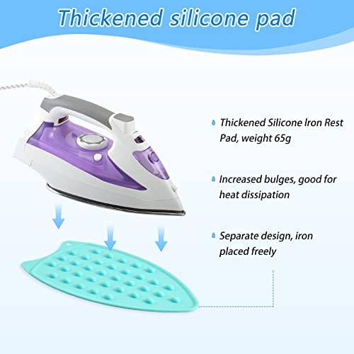 Colorful Geometric Ironing Mat with Heat-Resistant Pad