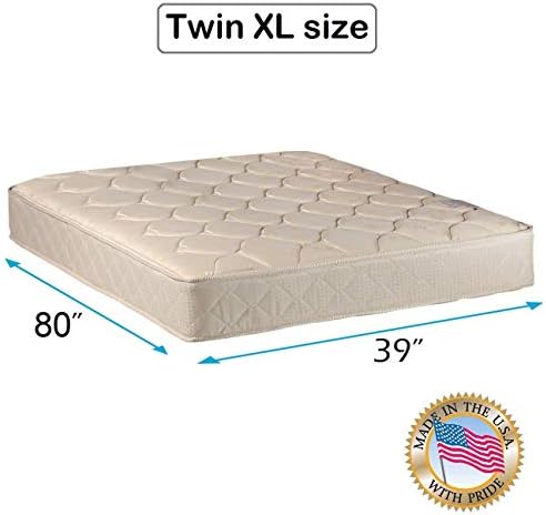 Dream Solutions USA Comfort Classic Twin XL Mattress with Cover Protector