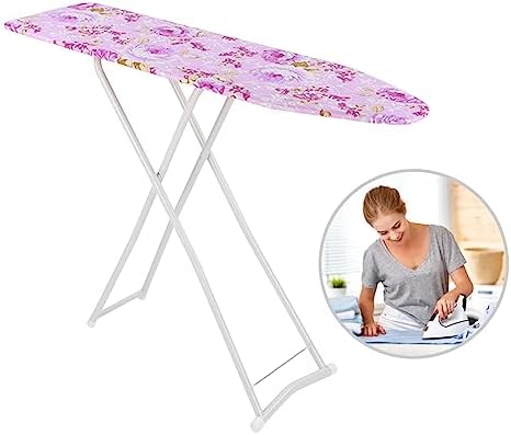 Lucare Ironing Board with 4 Steel Legs and Folding Design