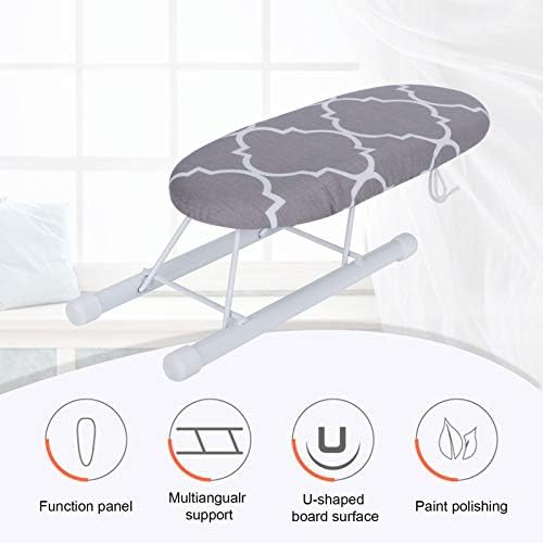 Fdit Mini Ironing Board Foldable for Cuffs and Collars