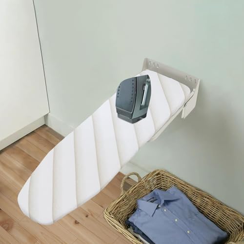 Retractable Ironing Board with Foldable Design and Wall Mount