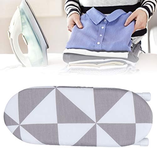 Small Ironing Board with Foldable Design and Checkered Cover
