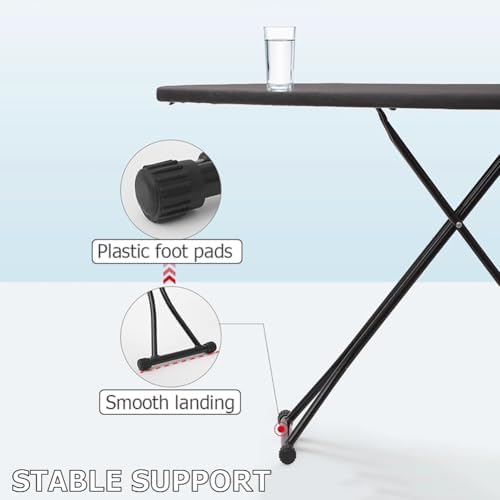 Adjustable Height Ironing Board with Heat Resistant Cover