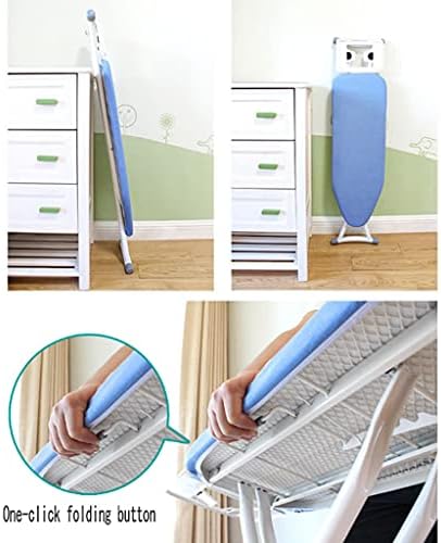 BDPP Ironing Board with 6 Height Options and Flame Retardant Fabric