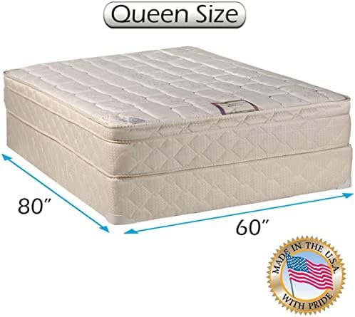DS Solutions USA Dream World Innerspring Queen Mattress Set with Protector