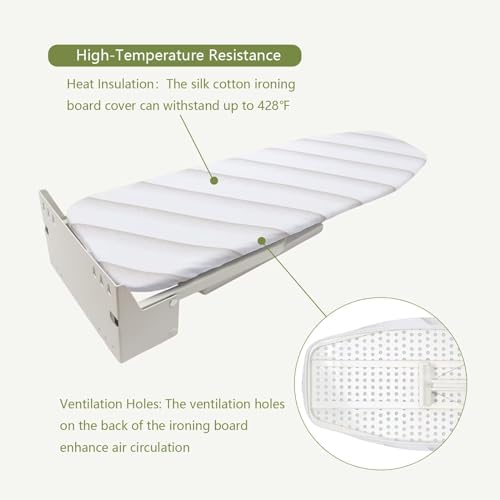 Wall-Mounted Ironing Board with Cover 387 x 118