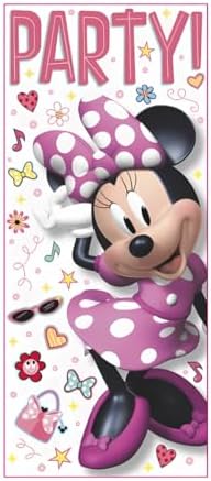 AMSCAN Disney Minnie Mouse Door Party Poster 27x60 Inches