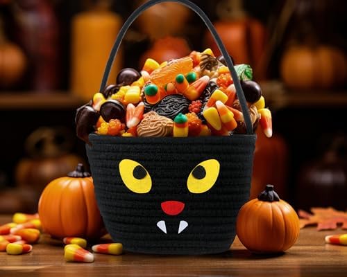 Halloween Trick or Treat Basket with Handle