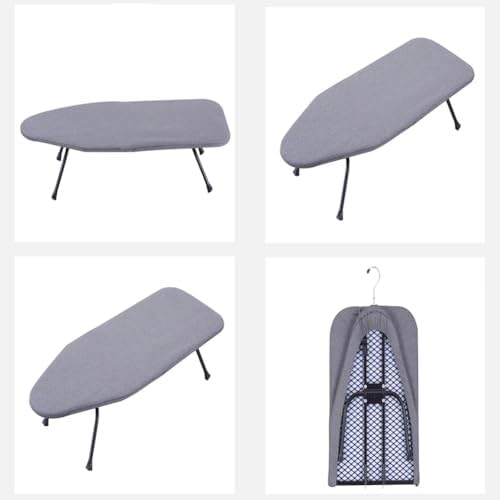 Small Foldable Ironing Board with Heat Resistant Cover