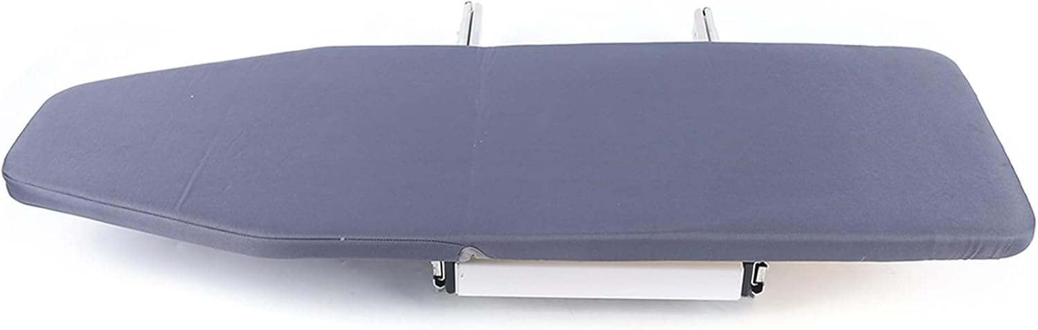 Retractable Folding Ironing Board with 180 Degree Rotation Gray