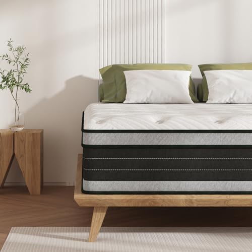 Bednew 14 Inch Hybrid Pillow Top King Mattress