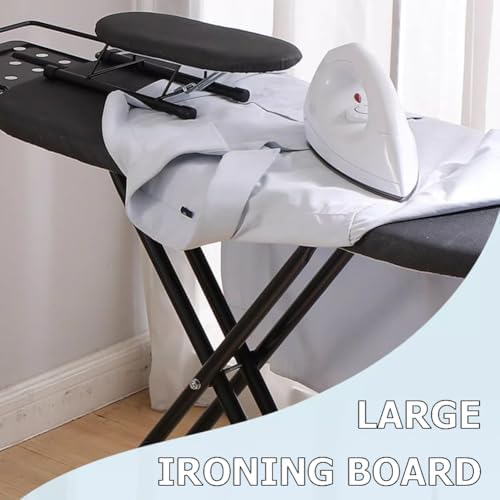 Adjustable Height Ironing Board with Heat Resistant Cover