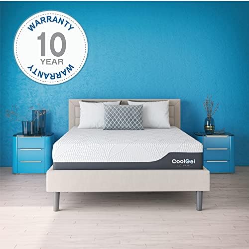 Cool Gel Memory Foam Mattress California King with 2 Pillows