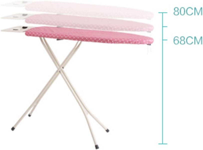 Foldable Large Red Mesh Ironing Table 90x80cm