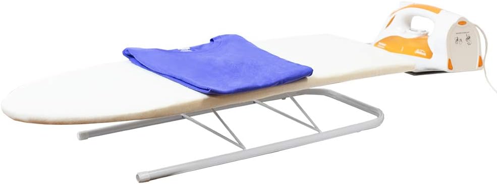 Sunbeam Portable Ironing Board with Folding Legs and Iron Rest 12x32
