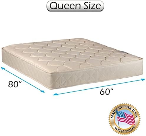 Dream Solutions USA Comfort Classic Queen Mattress with Cover Protector