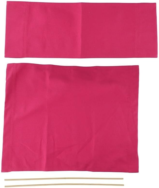 Replacement Canvas Slipcovers for Directors Chairs 4 Piece Set Rose Red
