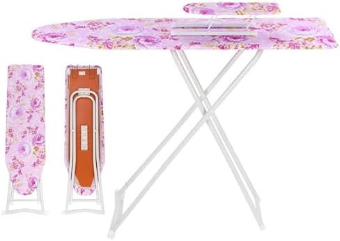 TOLUON Ironing Board Foldable Adjustable Purple