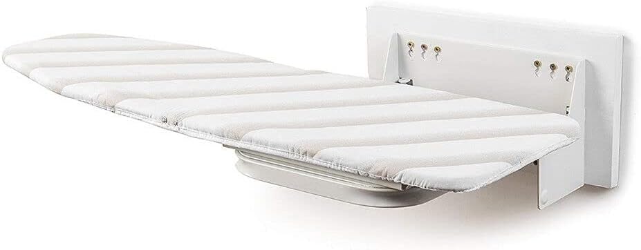 Foldable Wall Mount Ironing Bracket with Heat Resistant Cover