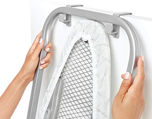 Rayen Ironing Board for Doors Painted Steel White