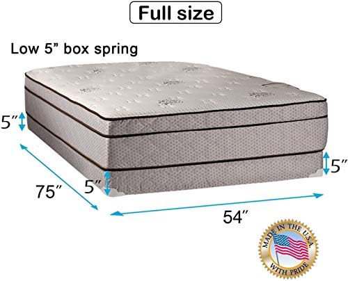 DS USA Fifth Ave Foam PillowTop Mattress Set with Box Spring