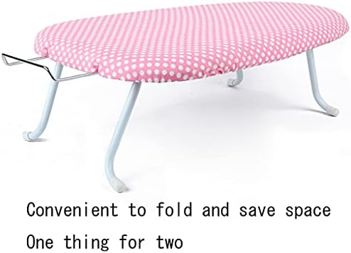 Foldable Ironing Board with High Temp Resistance and Telescopic Rack 60cm