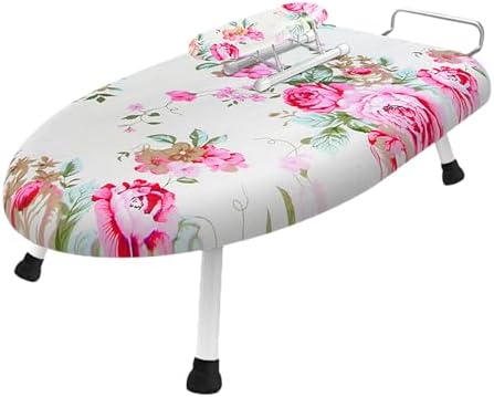 Tabletop Ironing Board with Foldable Legs and Heat Resistant Cover