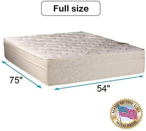 DS Solutions USA Beverly Hills Firm Pillowtop Full Mattress with Cover Protector
