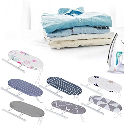 Portable Mini Ironing Board with Flower Pattern