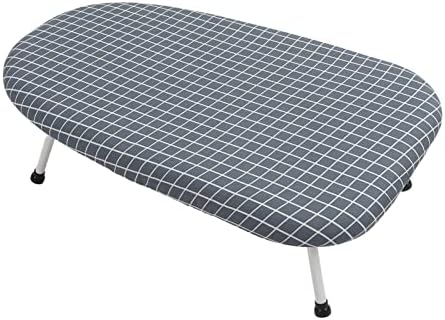 AUNMAS Foldable Mini Ironing Board Classic Blue Plaid