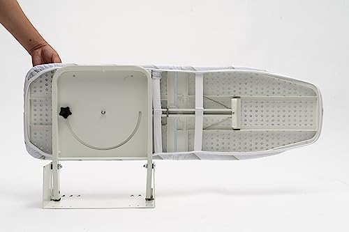 Wall-Mounted Ironing Board with Fold Lock System