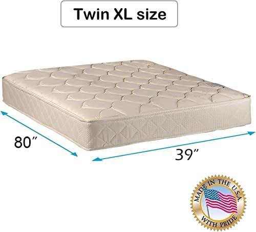 DS Solutions USA Comfort Classic Twin XL Mattress with Cover Protector