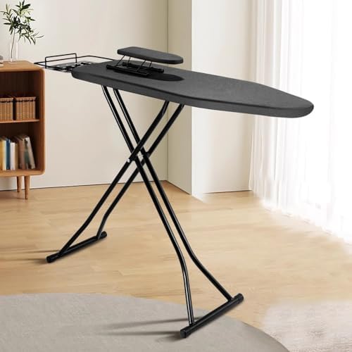 PA-DABAOO Full Size Ironing Board with 6 Height Adjustments