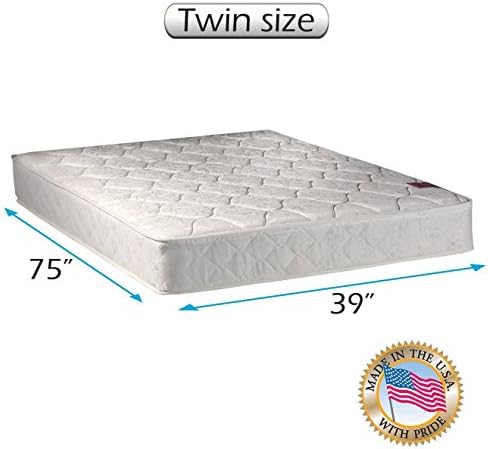 Dream Solutions USA Legacy Twin Mattress One Sided None Flip