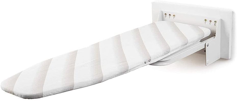 Foldable Wall Mount Ironing Bracket with Heat Resistant Cover