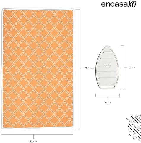 Encasa XO Large Ironing Mat 48x28 with 3mm Padding Silicone Iron Rest